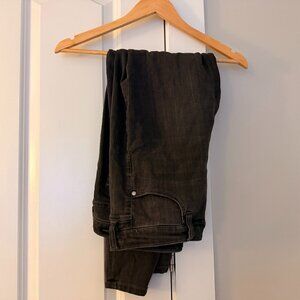 LIVERPOOL Women's Faded Black Denim High Waisted Jeans (14)
